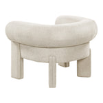 Stefano Fabric Upholstered Accent Chair in Beige