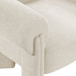 Stefano Fabric Upholstered Accent Chair in Beige