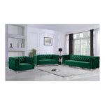 Michelle Velvet Upholstered Chair in Green