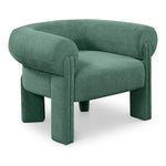 Stefano Fabric Upholstered Accent Chair in Green