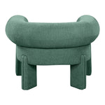 Stefano Fabric Upholstered Accent Chair in Green
