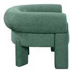 Stefano Fabric Upholstered Accent Chair in Green