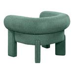 Stefano Fabric Upholstered Accent Chair in Green
