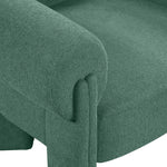 Stefano Fabric Upholstered Accent Chair in Green