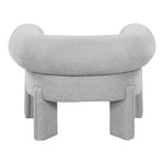 Stefano Fabric Upholstered Accent Chair in Grey