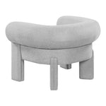 Stefano Fabric Upholstered Accent Chair in Grey