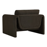 Stylus Boucle Fabric Upholstered Chair in Brown