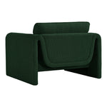 Stylus Boucle Fabric Upholstered Chair in Green