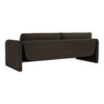 Stylus 86" Boucle Fabric Upholstered Sofa in Brown