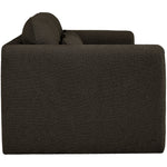 Stylus 86" Boucle Fabric Upholstered Sofa in Brown