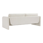 Stylus 86" Boucle Fabric Upholstered Sofa in Cream