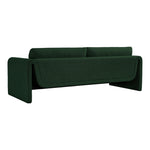 Stylus 86" Boucle Fabric Upholstered Sofa in Green