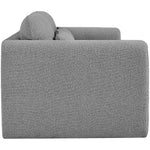 Stylus 86" Boucle Fabric Upholstered Sofa in Grey
