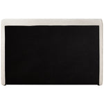 Stylus Boucle Fabric Upholstered Queen Bed (3 Boxes) in Cream