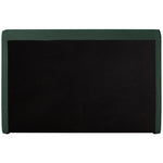 Stylus Boucle Fabric Upholstered Queen Bed (3 Boxes) in Green
