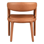 Sylvester Vegan Leather Upholstered Dining Chair in Cognac