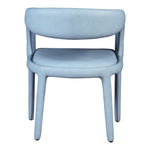 Sylvester Vegan Leather Upholstered Dining Chair in Light Blue