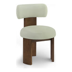 Atelier Vegan Leather Upholstered Dining Chair in Mint