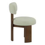 Atelier Vegan Leather Upholstered Dining Chair in Mint