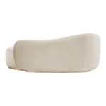 Gustavo Velvet Upholstered Chaise in Cream