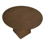 Tavio 48" Oak Veneer And Solid Wood Dining Table in Brown Walnut
