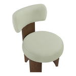 Atelier Vegan Leather Upholstered Dining Chair in Mint