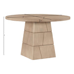 Tavio 48" Oak Veneer And Solid Wood Dining Table in Natural