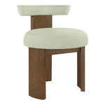 Atelier Vegan Leather Upholstered Dining Chair in Mint