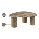 Teramo Concrete Indoor/Outdoor Coffee Table in Beige