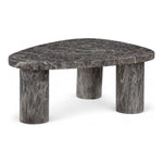 Teramo Concrete Indoor/Outdoor Coffee Table in Brown
