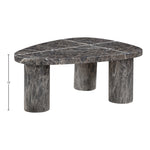 Teramo Concrete Indoor/Outdoor Coffee Table in Brown