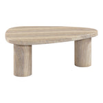 Teramo Concrete Indoor/Outdoor Coffee Table in Travertine