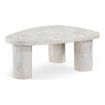 Teramo Concrete Indoor/Outdoor Coffee Table in White
