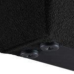 Terra Boucle Fabric Upholstered King Bed in Black