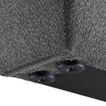 Terra Boucle Fabric Upholstered King Bed in Grey
