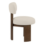 Atelier Vegan Leather Upholstered Dining Chair in Taupe
