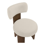 Atelier Vegan Leather Upholstered Dining Chair in Taupe