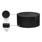 Terrazzo Iron Coffee Table in Black