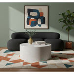 Terrazzo Iron Coffee Table in White