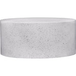 Terrazzo Iron Coffee Table in White