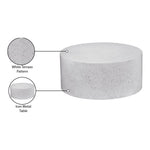 Terrazzo Iron Coffee Table in White