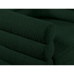 Tessa Boucle Fabric Upholstered Swivel Accent Chair in Green