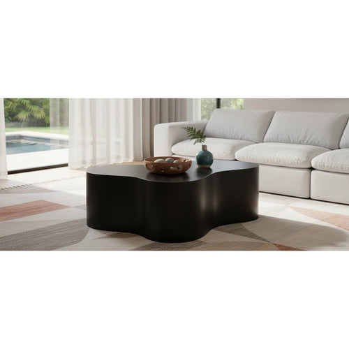 Tevere Large Iron Coffee Table in Black