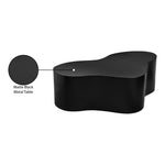 Tevere Large Iron Coffee Table in Black