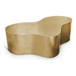 Tevere Large Iron Coffee Table in Gold