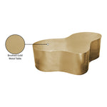 Tevere Large Iron Coffee Table in Gold