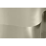Tevere Large Iron Coffee Table in Silver