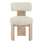 Atelier Vegan Leather Upholstered Dining Chair in Taupe
