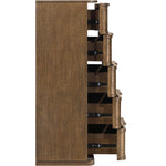 Tiberio Oak Veneer And Solid Wood Chest in Brown