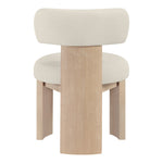 Atelier Vegan Leather Upholstered Dining Chair in Taupe